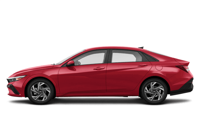 Hyundai Elantra  - Side view