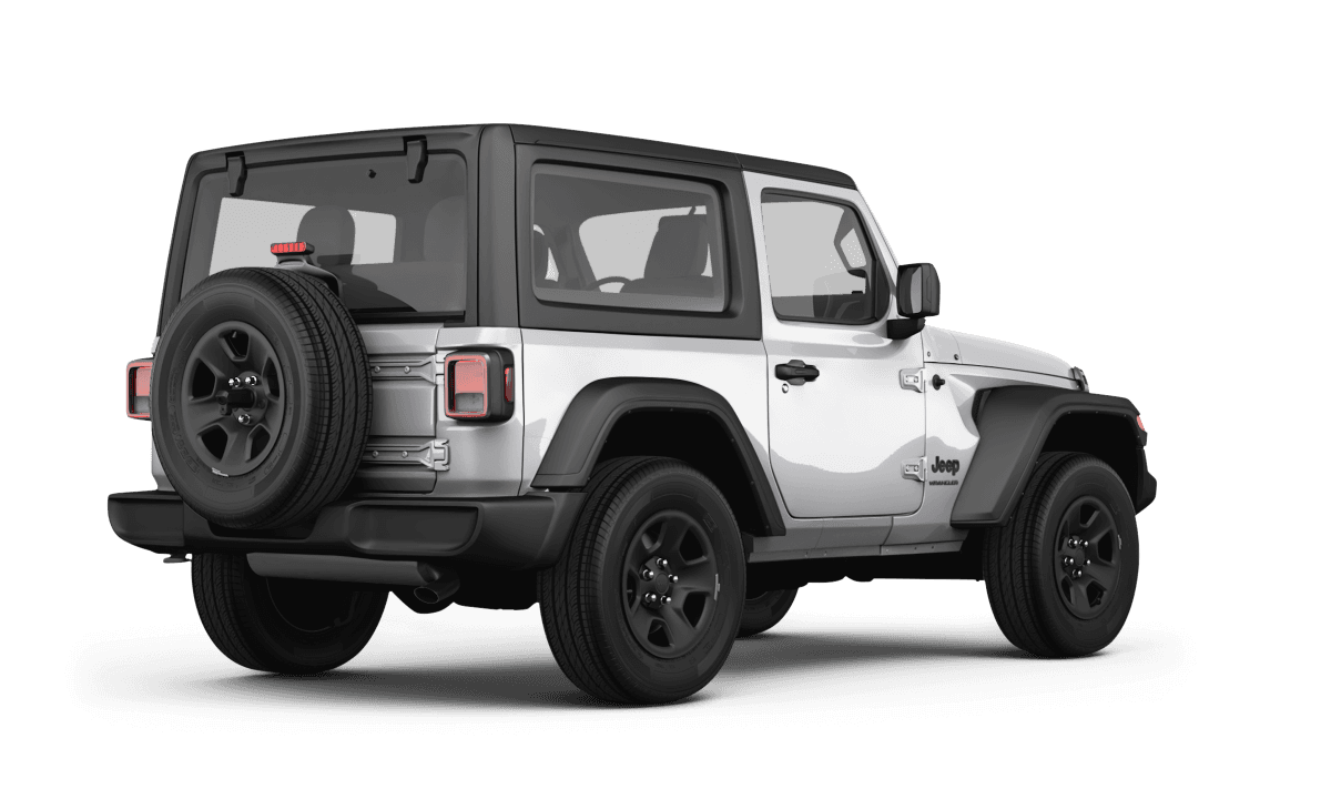 Jeep Wrangler  - Back view
