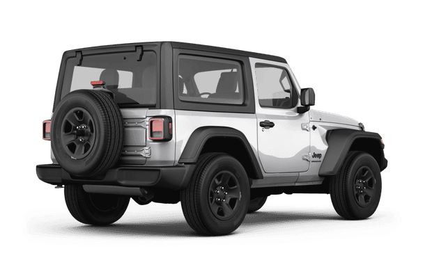 Jeep Wrangler  - Back view