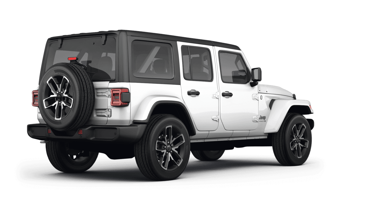 Jeep Wrangler  - Back view
