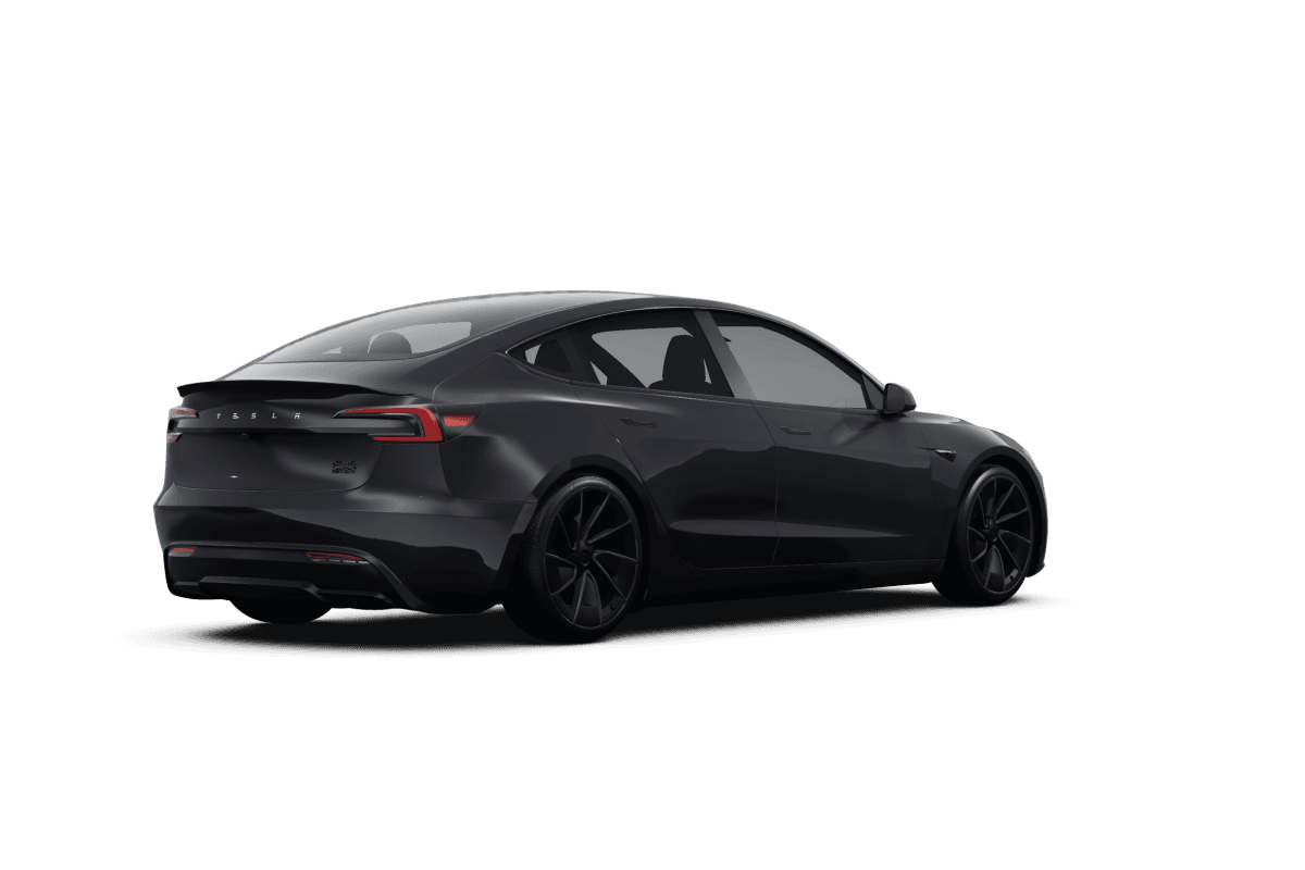 Tesla Model 3  - Back view