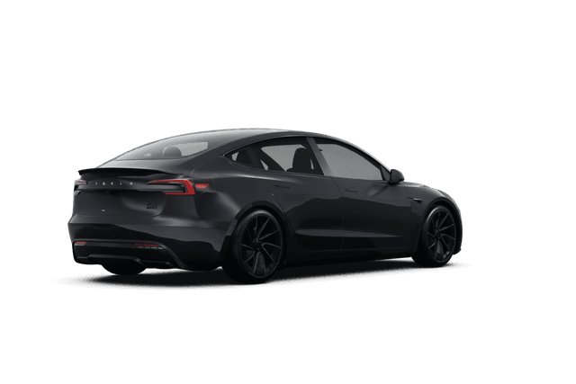 Tesla Model 3  - Back view